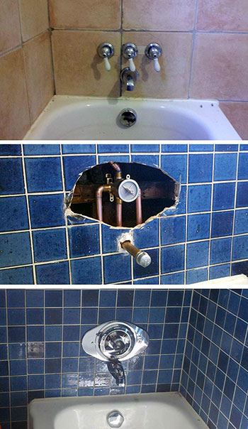 Bathroom faucet replacement