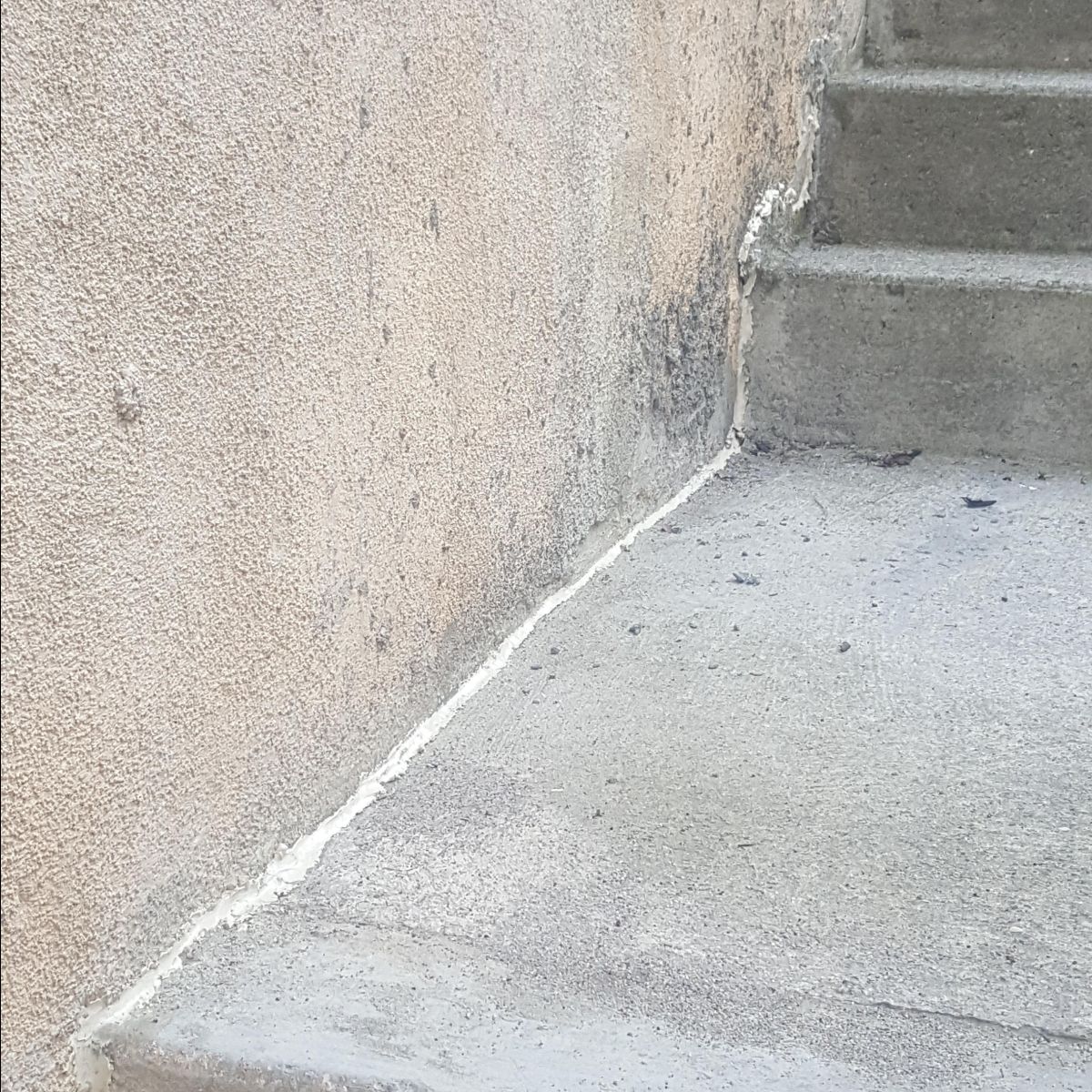 sealing cracks with a commercial grade sealant.