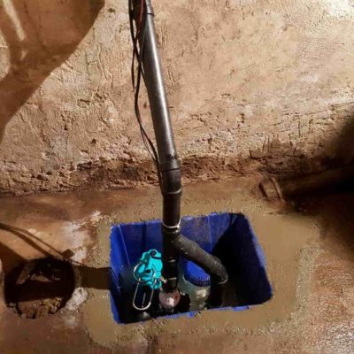 Ran water sump pump