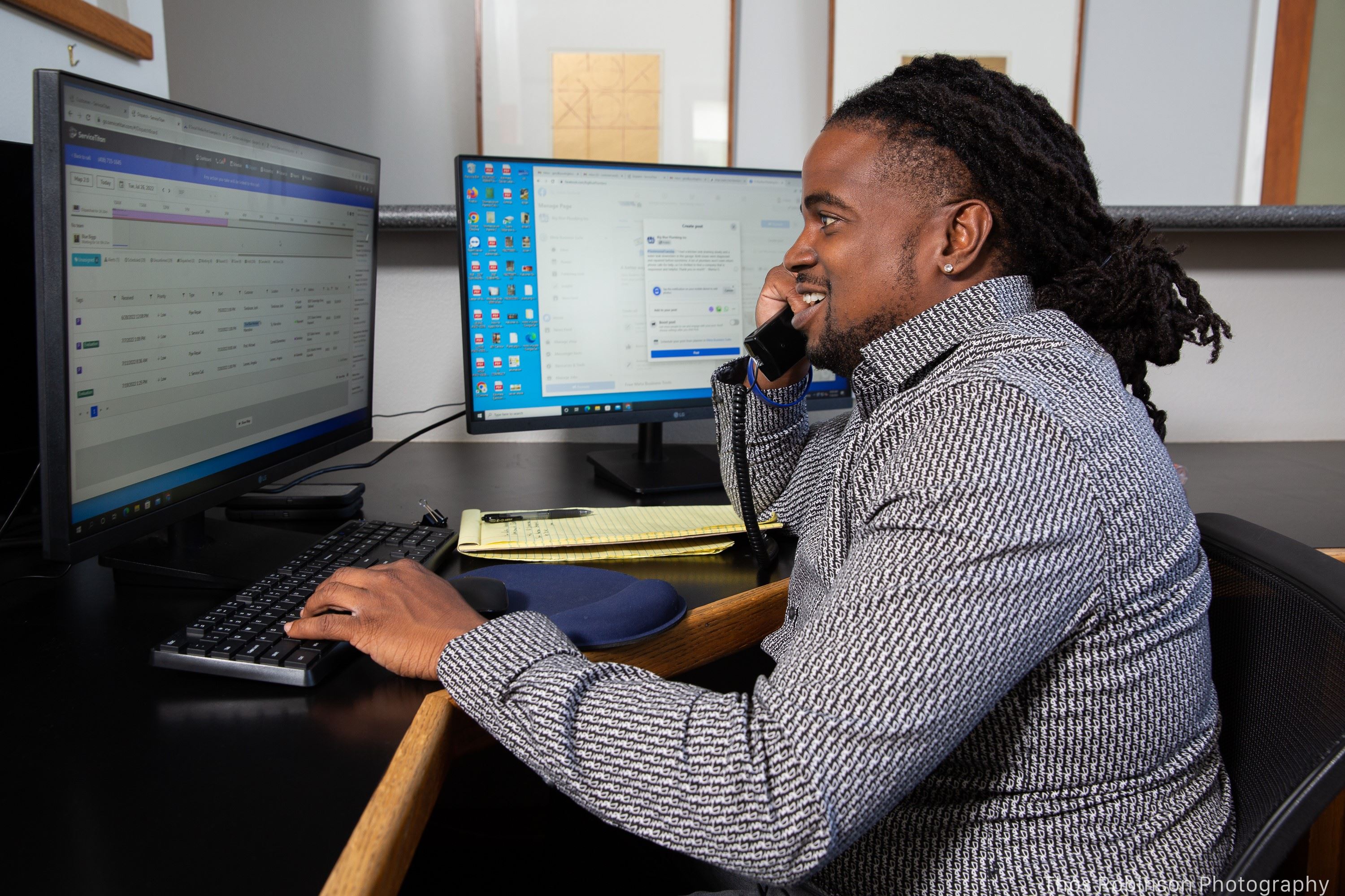 Employee At Computer